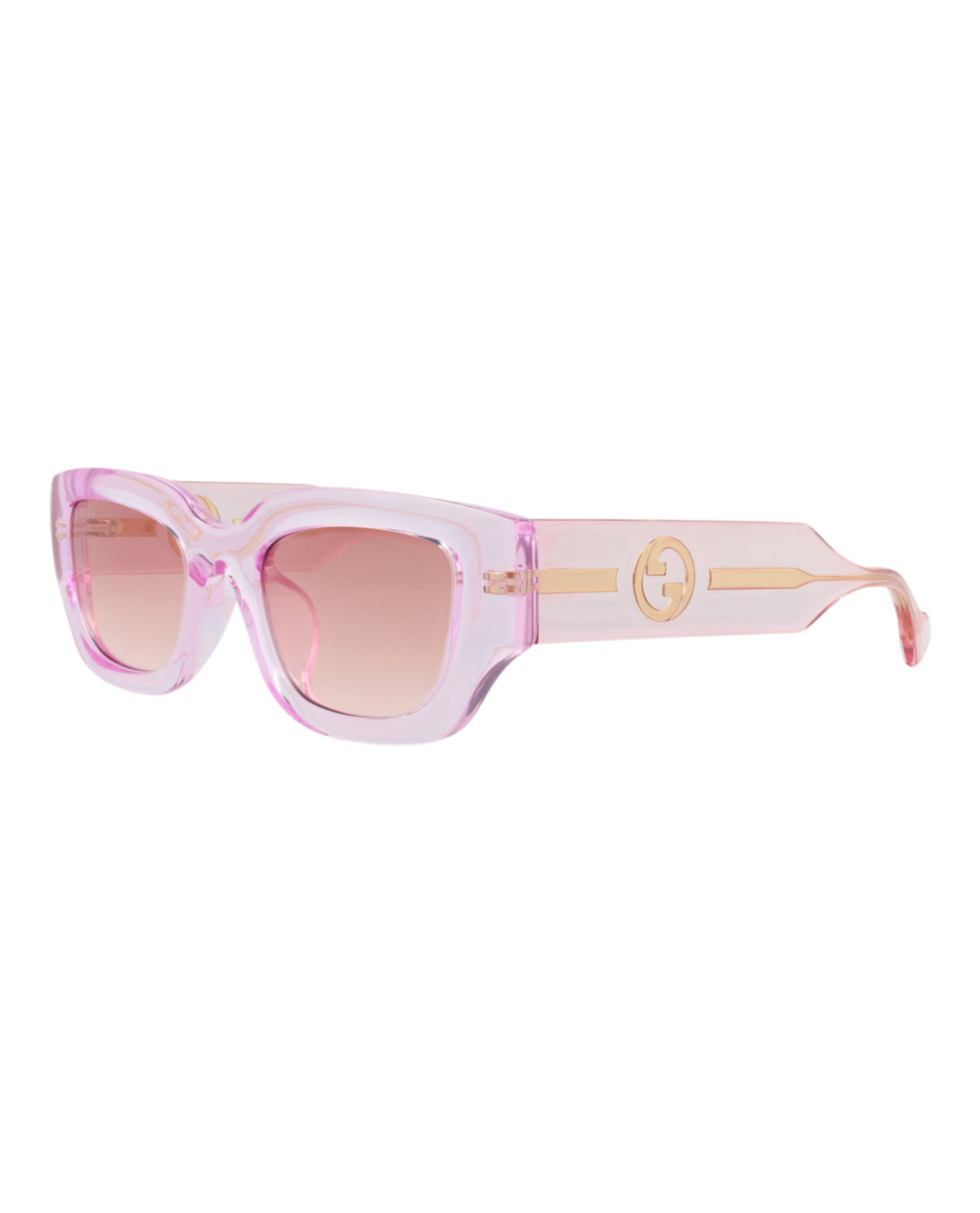 Gucci Gucci Womens Cat Eye Pink Pink Red Fashion Designer Eyewear