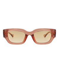 Gucci Gucci Womens Cat Eye Brown Brown Orange Fashion Designer Eyewear