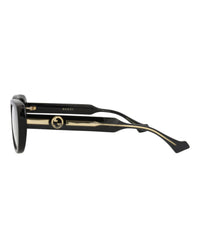 Gucci Gucci Womens Cat Eye Black Crystal Transparent Fashion Designer Eyewear