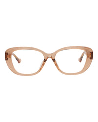 Gucci Gucci Womens Cat Eye Brown Brown Transparent Fashion Designer Eyewear