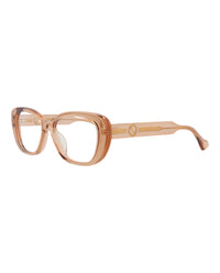 Gucci Gucci Womens Cat Eye Brown Brown Transparent Fashion Designer Eyewear