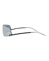 Gucci Gucci Unisex Shield/Wrap Black Black Grey Fashion Designer Eyewear