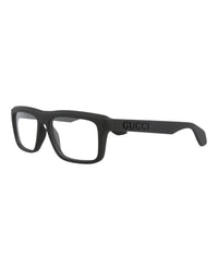 Gucci Gucci Mens Square/Rectangle Black Black Transparent Fashion Designer Eyewear