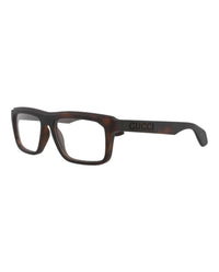 Gucci Gucci Mens Square/Rectangle Havana Havana Transparent Fashion Designer Eyewear
