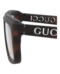 Gucci Gucci Mens Square/Rectangle Havana Havana Transparent Fashion Designer Eyewear