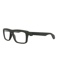 Gucci Mens Square/Rectangle Green Green Transparent Fashion Designer Eyewear