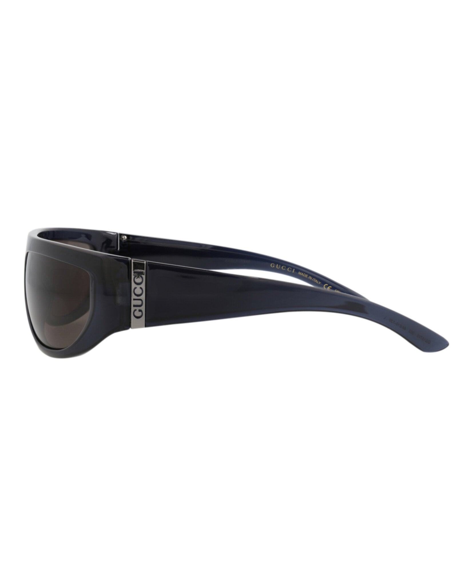 Gucci Gucci Mens Shield/Wrap Blue Blue Grey Fashion Designer Eyewear