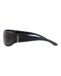Gucci Gucci Mens Shield/Wrap Blue Blue Grey Fashion Designer Eyewear