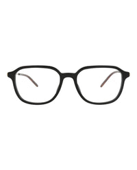 Gucci Gucci Mens Square/Rectangle Black Gold Transparent Fashion Designer Eyewear