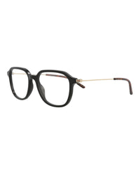 Gucci Gucci Mens Square/Rectangle Black Gold Transparent Fashion Designer Eyewear