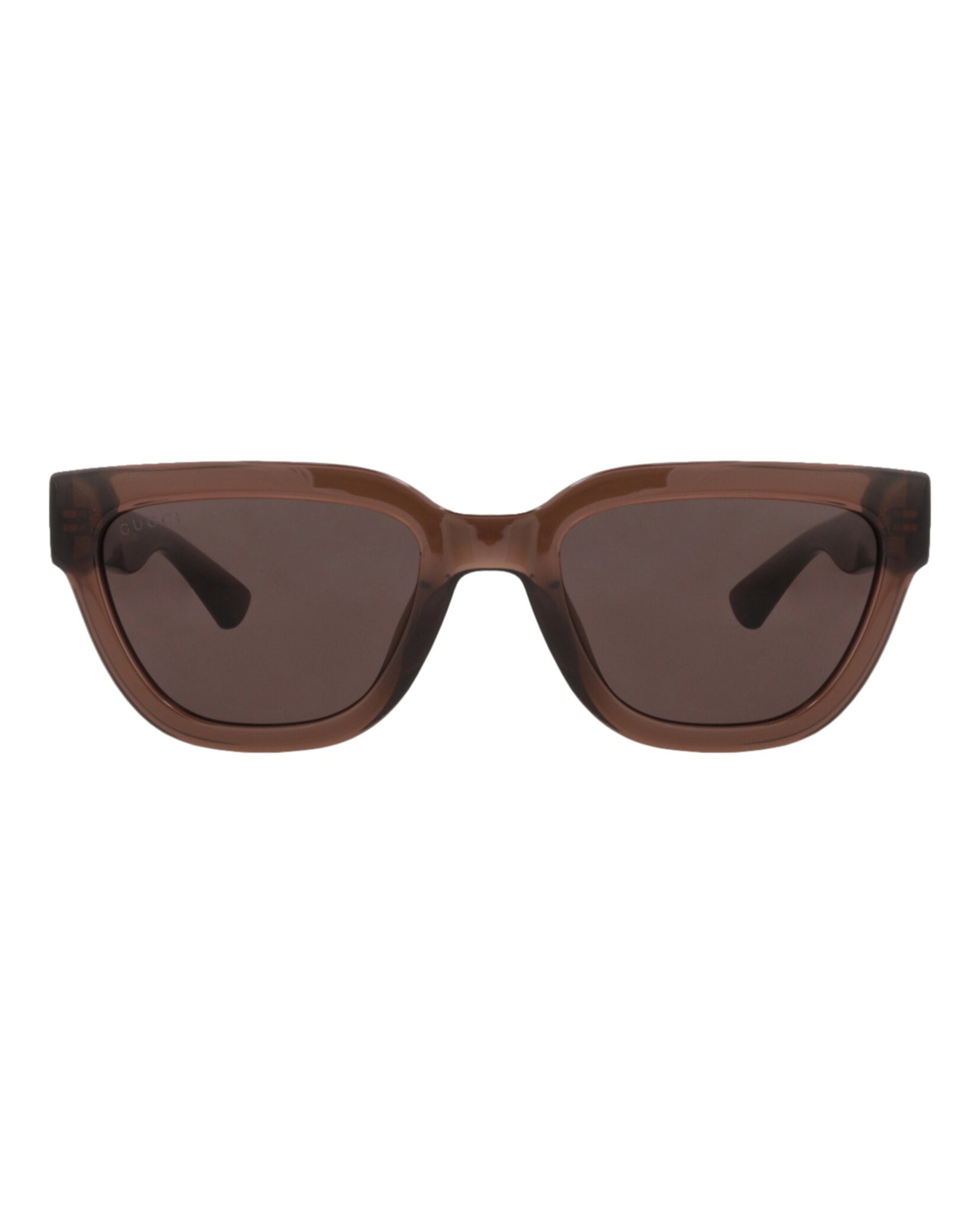 Gucci Gucci Womens Cat Eye Brown Brown Violet Fashion Designer Eyewear