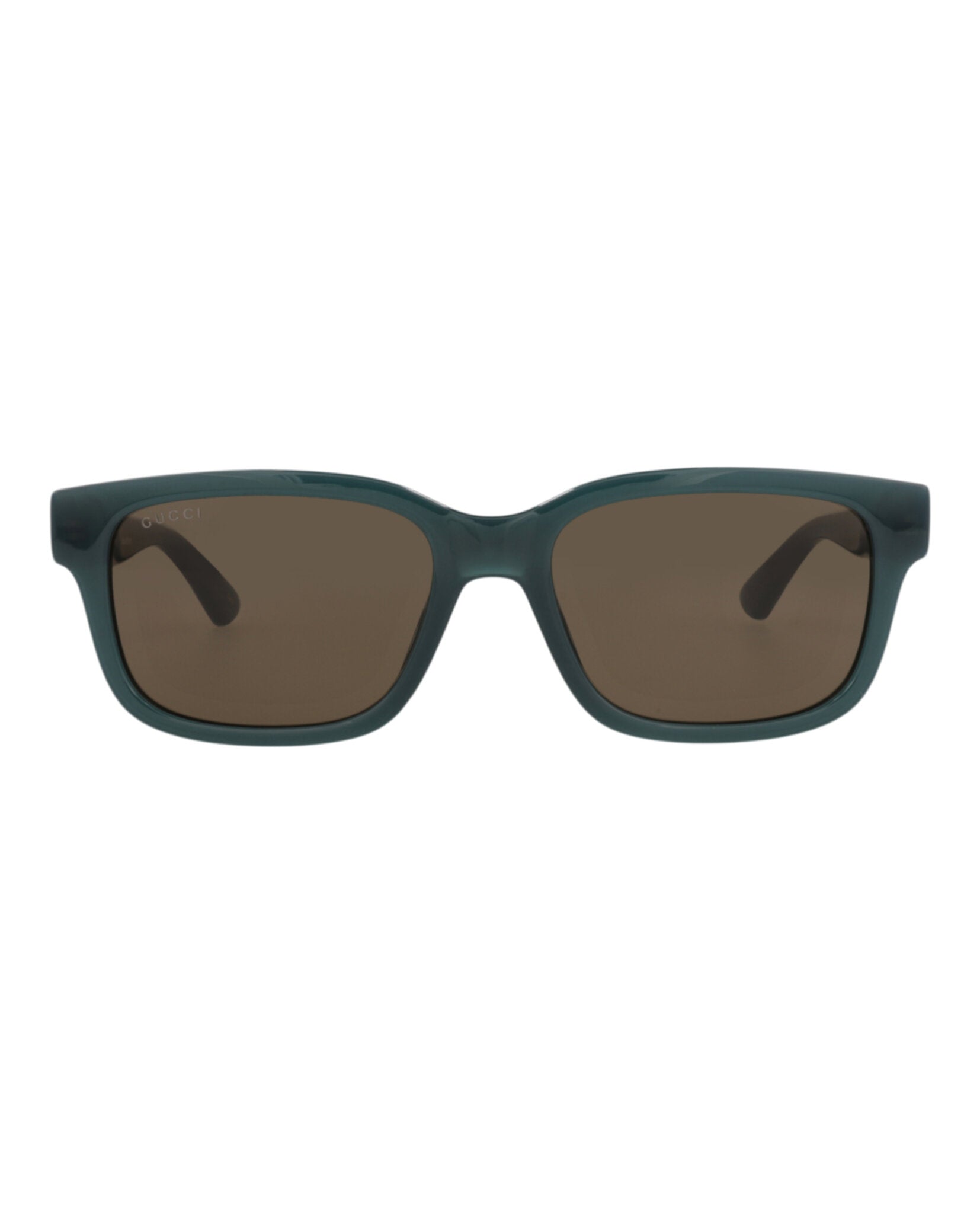 Gucci Mens Square/Rectangle Blue Blue Brown Fashion Designer Eyewear