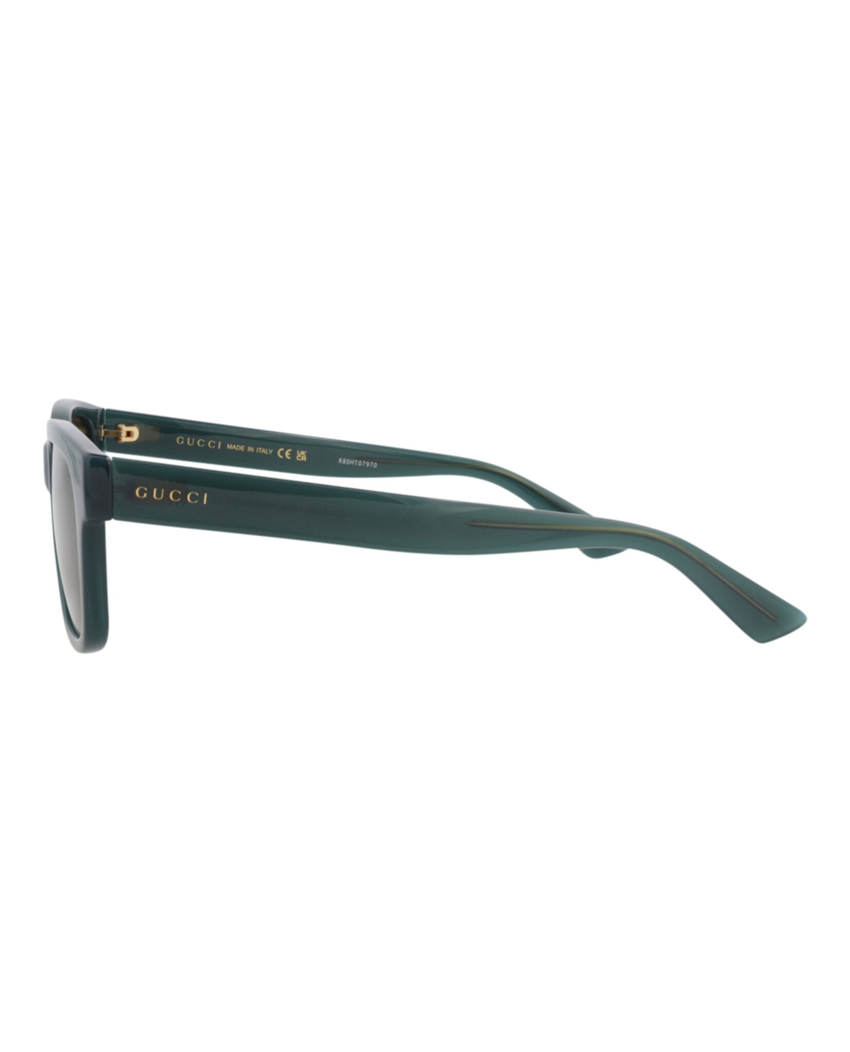 Gucci Mens Square/Rectangle Blue Blue Brown Fashion Designer Eyewear