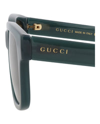 Gucci Mens Square/Rectangle Blue Blue Brown Fashion Designer Eyewear