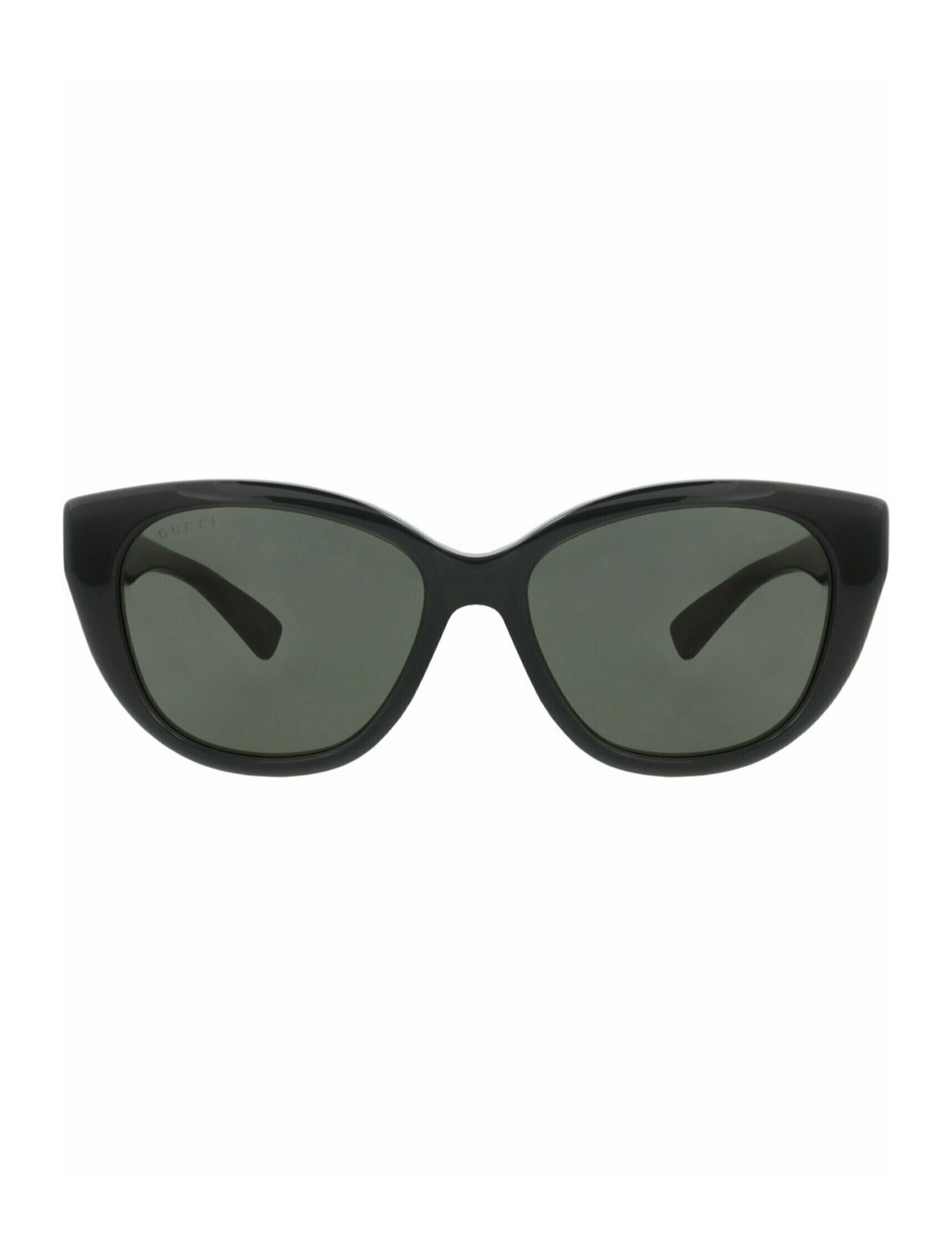 Gucci Gucci Womens Cat Eye Black Black Grey Fashion Designer Eyewear