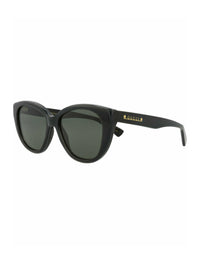 Gucci Gucci Womens Cat Eye Black Black Grey Fashion Designer Eyewear