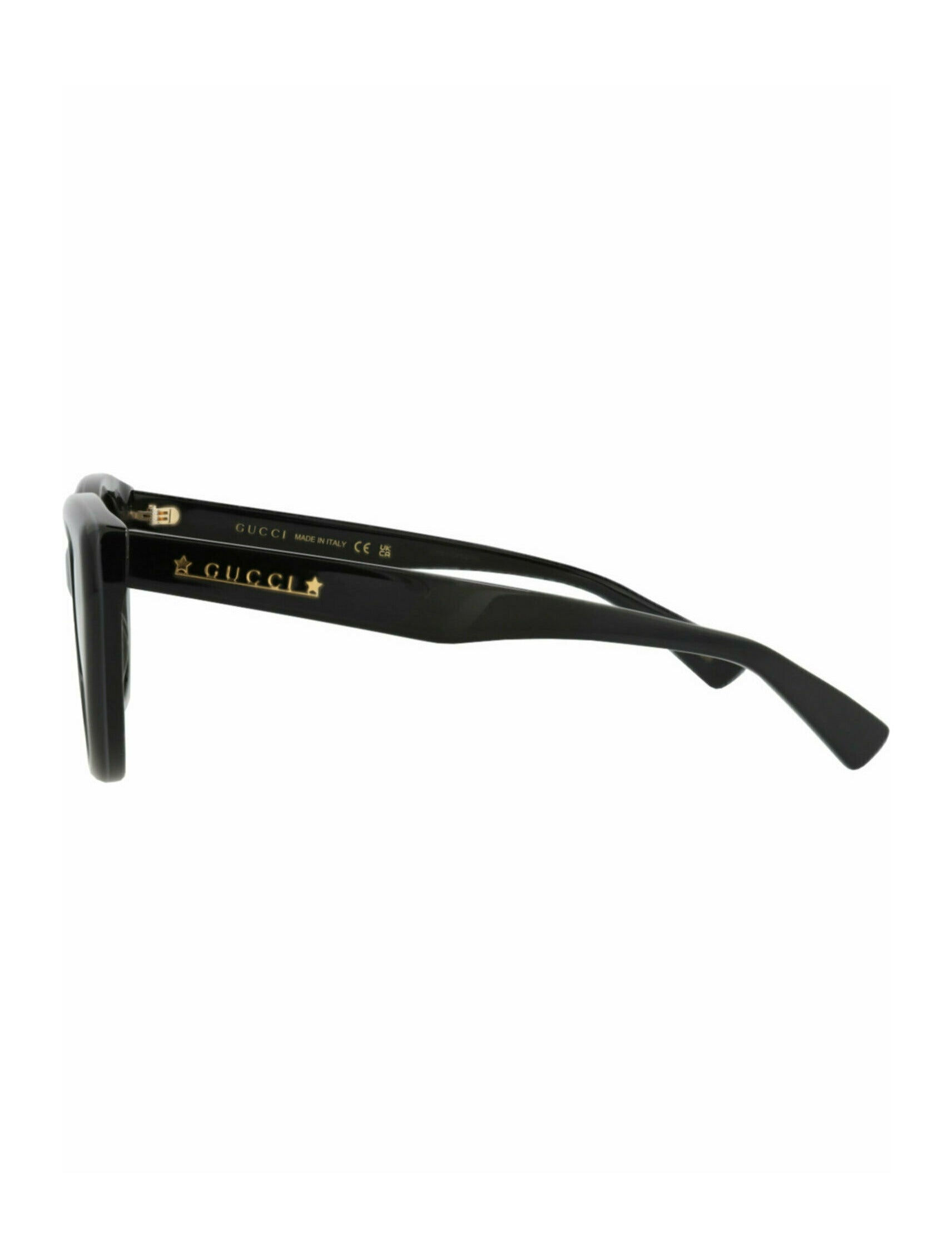 Gucci Gucci Womens Cat Eye Black Black Grey Fashion Designer Eyewear