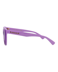 Gucci Womens Cat Eye Violet Violet Grey Fashion Designer Eyewear