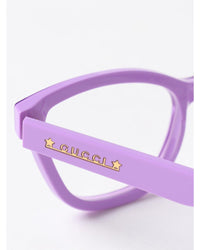 Gucci Cat Eye Eyeglasses Frames Women Violet