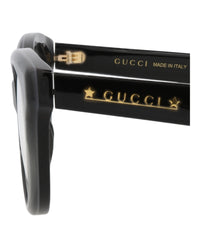 Gucci Gucci Womens Cat Eye Black Black Transparent Fashion Designer Eyewear