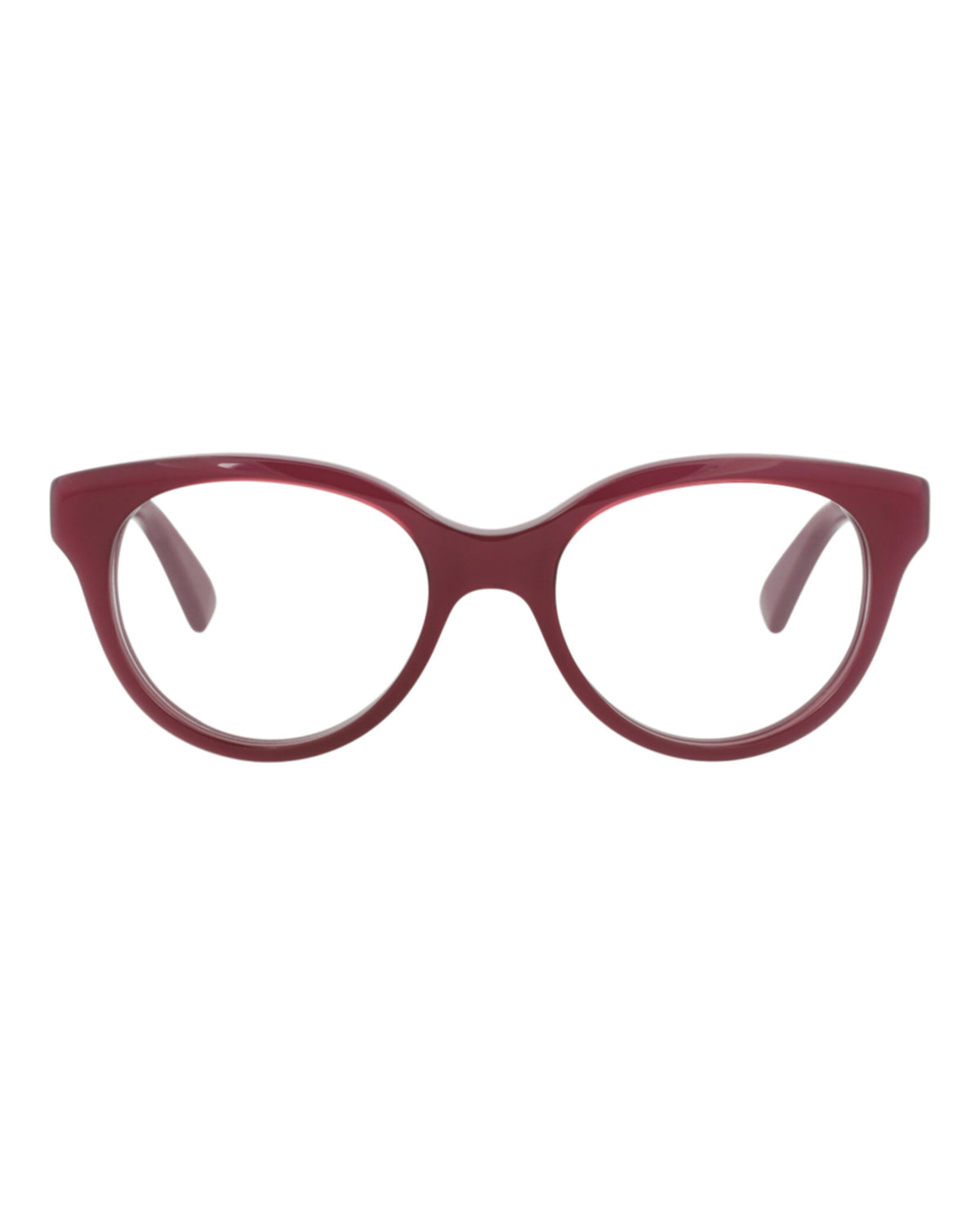 Gucci Womens Cat Eye Burgundy Burgundy Transparent Fashion Designer Eyewear