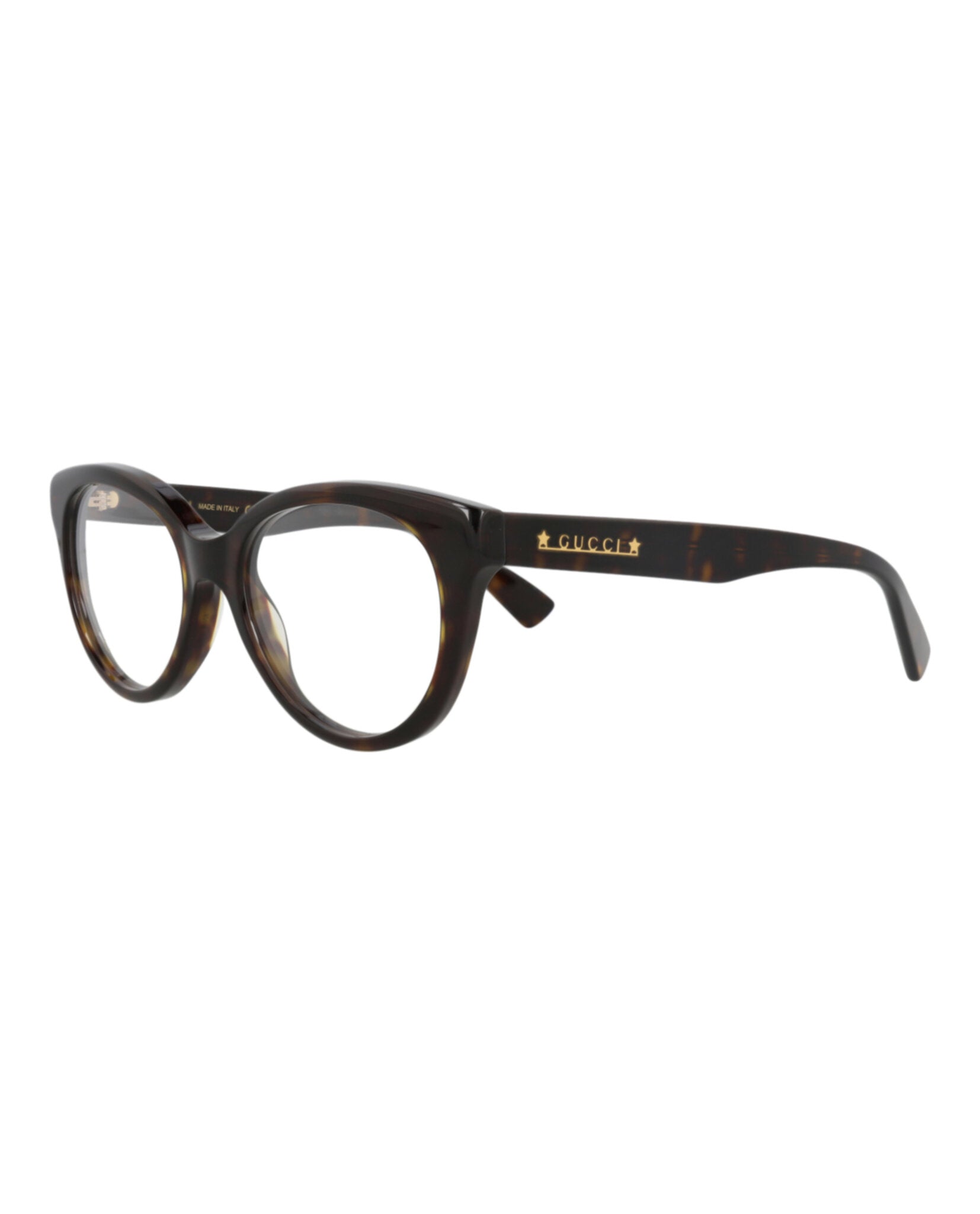 Gucci Gucci Womens Cat Eye Havana Havana Transparent Fashion Designer Eyewear