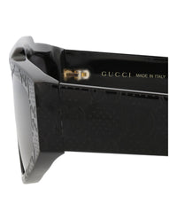 Gucci Mens Square/Rectangle Black Black Grey Fashion Designer Eyewear