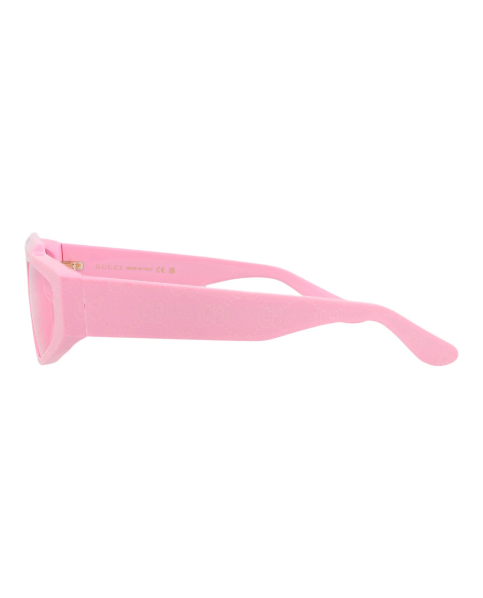 Gucci Gucci Mens Square/Rectangle Pink Pink Pink Fashion Designer Eyewear
