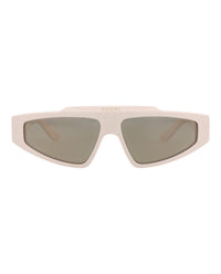 Gucci Mens Square/Rectangle Ivory Ivory Grey Fashion Designer Eyewear