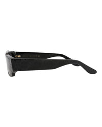 Gucci Mens Square/Rectangle Black Black Grey Fashion Designer Eyewear