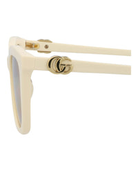 Gucci Gucci Womens Square/Rectangle Ivory Ivory Pink Fashion Designer Eyewear