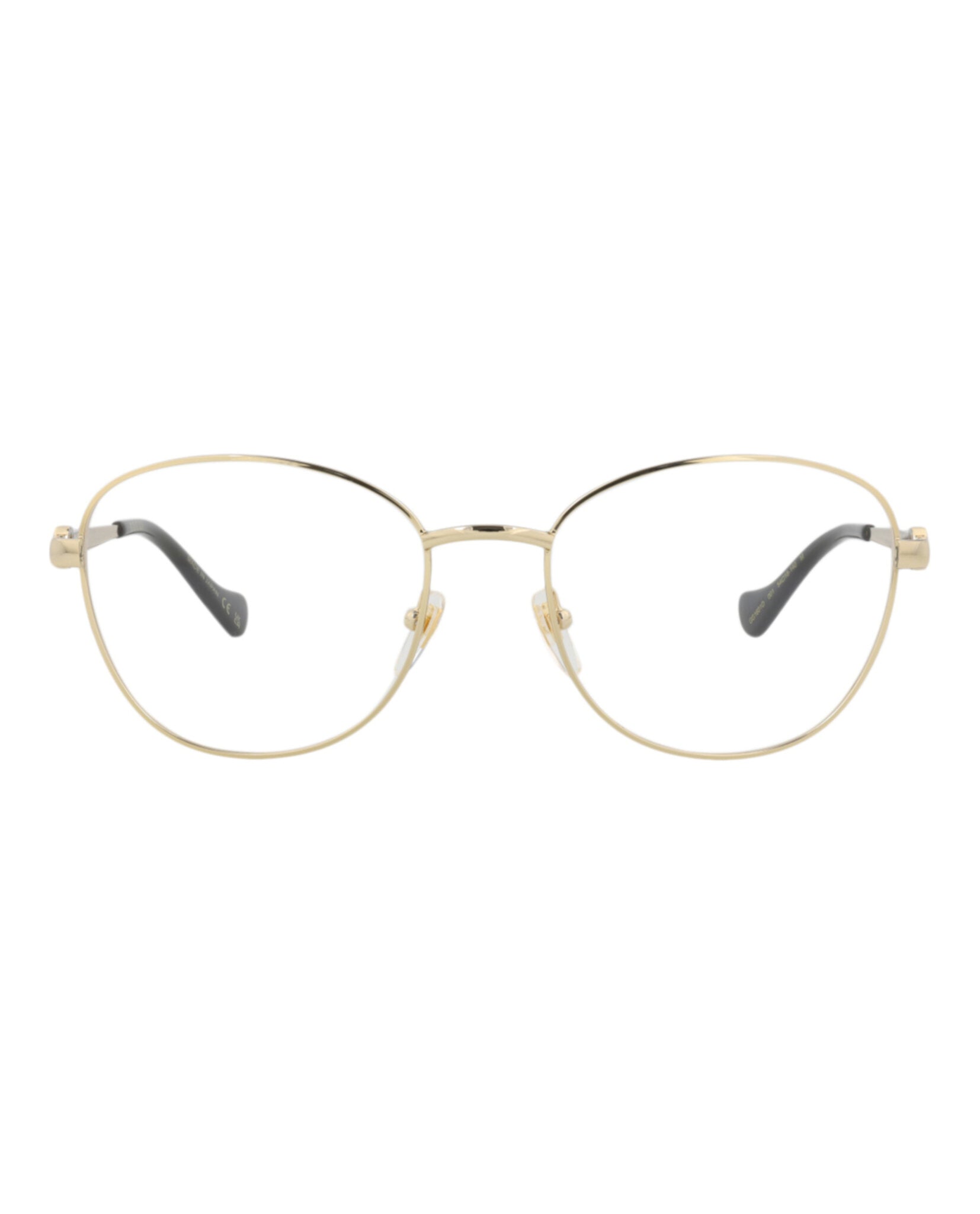 Gucci Gucci Womens Round/Oval Gold Gold Transparent Fashion Designer Eyewear