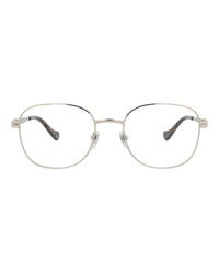 Gucci Womens Round/Oval Silver Silver Transparent Fashion Designer Eyewear