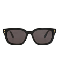 Gucci Gucci Womens Square/Rectangle Black Black Grey Fashion Designer Eyewear