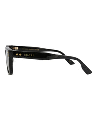 Gucci Gucci Womens Square/Rectangle Black Black Grey Fashion Designer Eyewear