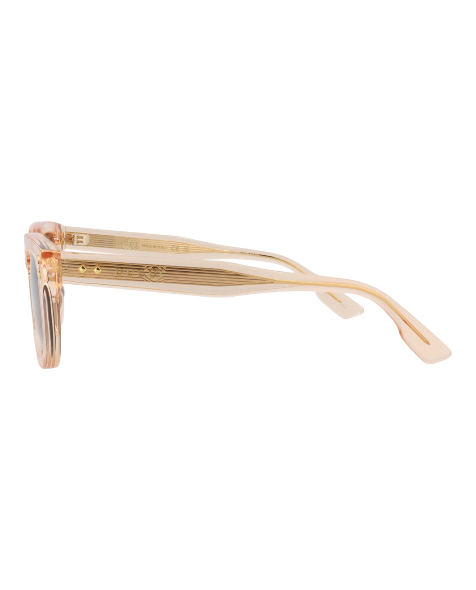 Gucci Womens Square/Rectangle Orange Orange Red Fashion Designer Eyewear