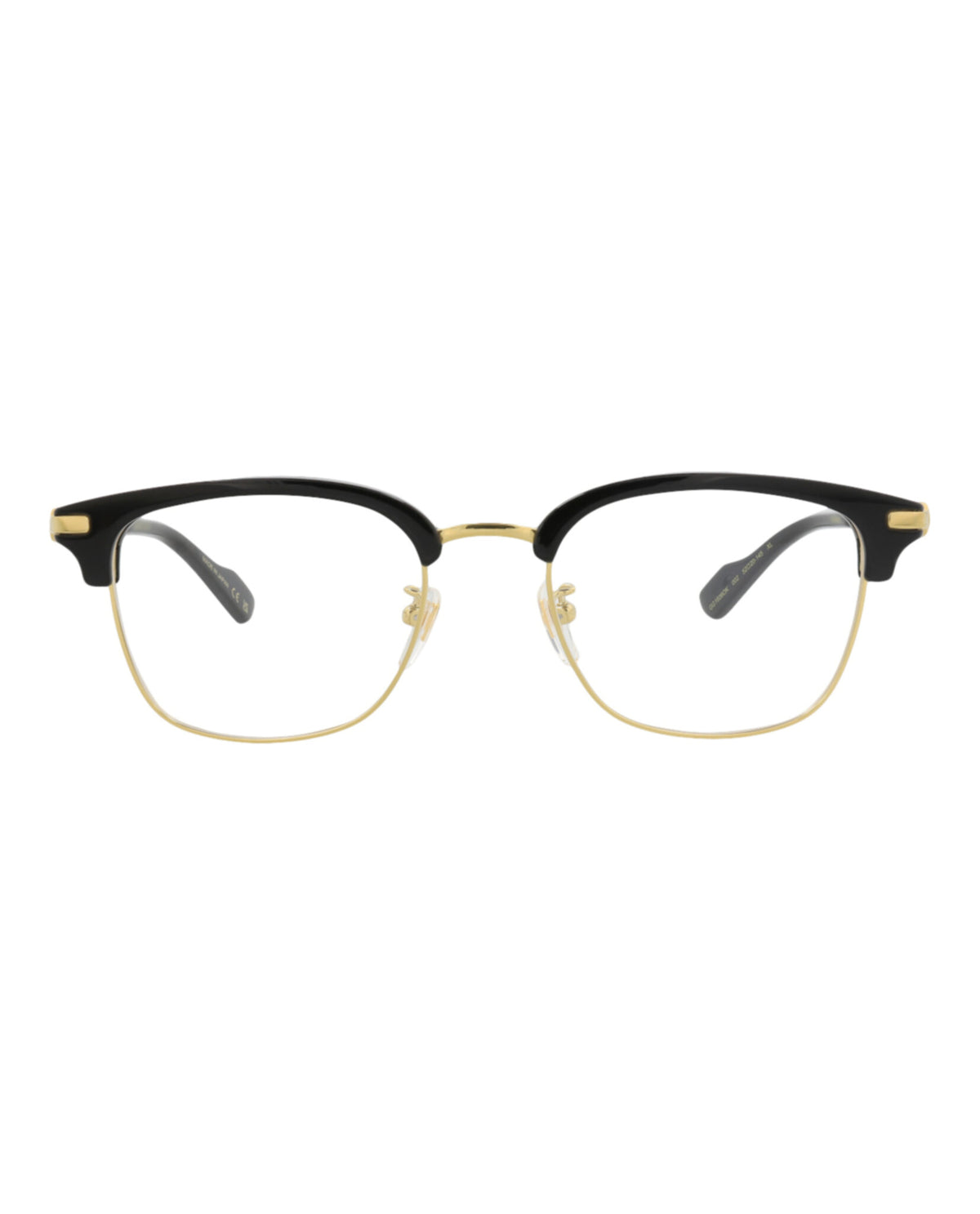 Gucci Mens Round/Oval Gold Gold Transparent Fashion Designer Eyewear