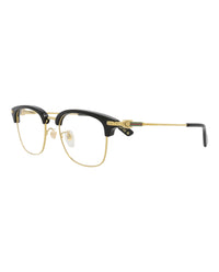 Gucci Mens Round/Oval Gold Gold Transparent Fashion Designer Eyewear