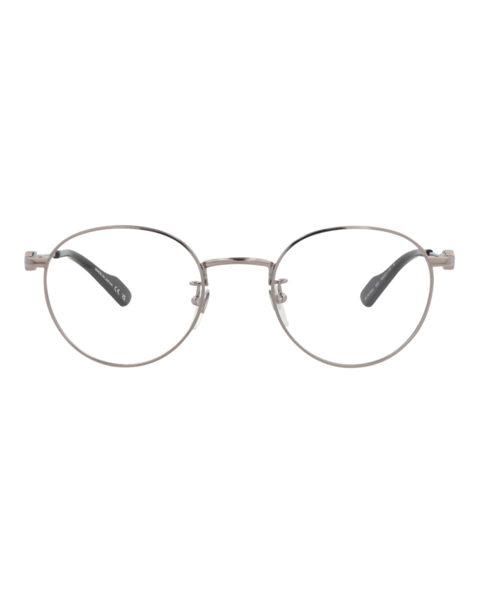 Gucci Gucci Womens Round/Oval Ruthenium Ruthenium Transparent Fashion Designer Eyewear