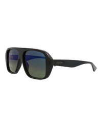 Gucci Gucci Mens Aviator Black Black Blue Fashion Designer Eyewear