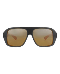 Gucci Mens Aviator Grey Yellow Silver Fashion Designer Eyewear