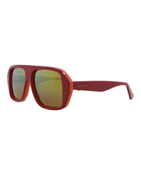 Gucci Gucci Mens Aviator Red Red Gold Fashion Designer Eyewear