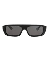 Gucci Gucci Mens Square/Rectangle Black Black Grey Fashion Designer Eyewear