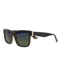 Gucci Mens Square/Rectangle Black Black Blue Fashion Designer Eyewear