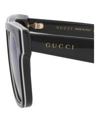 Gucci Mens Square/Rectangle Black Grey Blue Fashion Designer Eyewear