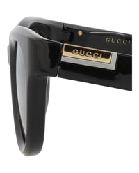 Gucci Mens Round/Oval Black Black Grey Fashion Designer Eyewear