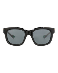 Gucci Mens Square/Rectangle Black Black Grey Fashion Designer Eyewear