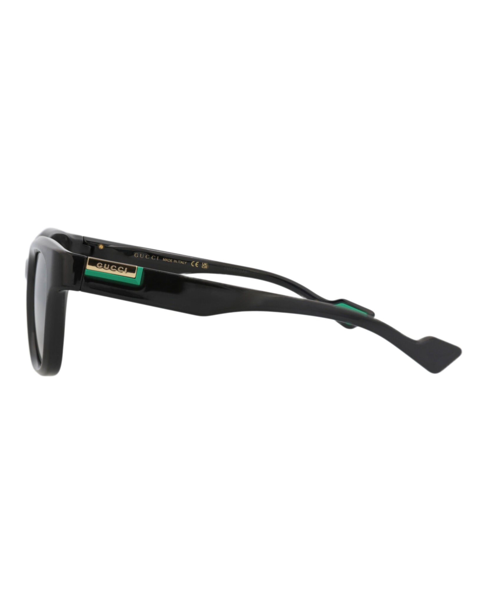 Gucci Mens Square/Rectangle Black Black Grey Fashion Designer Eyewear