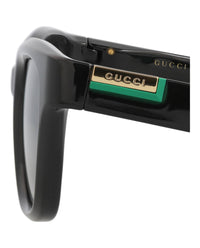 Gucci Mens Square/Rectangle Black Black Grey Fashion Designer Eyewear