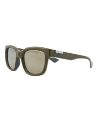 Gucci Mens Square/Rectangle Green Green Gold Fashion Designer Eyewear
